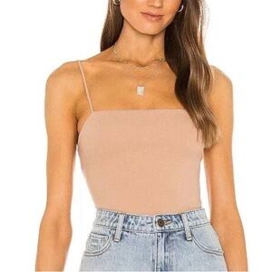 NWT Show Me Your MuMu Amabella Nude Bodysuit Size Large